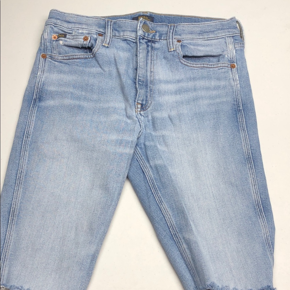 Ralph Lauren Women's Light Blue Jean Shorts